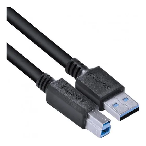 Cabo Para Impressora E Hd Externo Usb Para Usb-b3.0 2 Metros