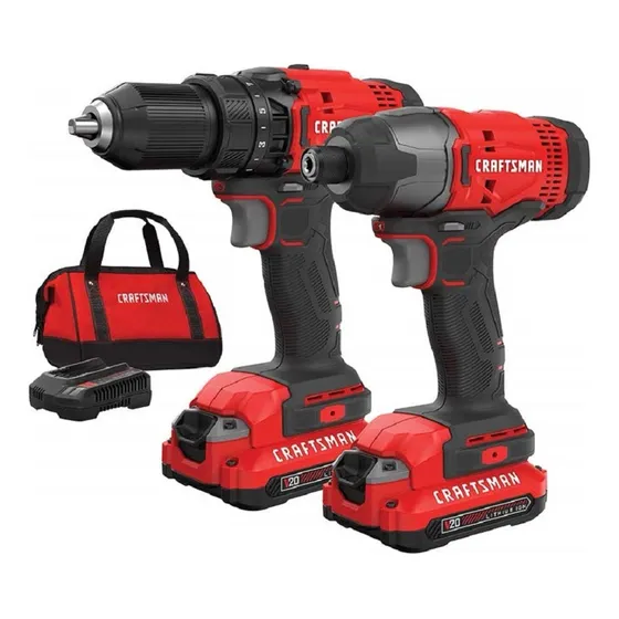 Ridgid Taladro/impacto Kit Inalámbrico 18v 1/2 1/4 +2bat Usa