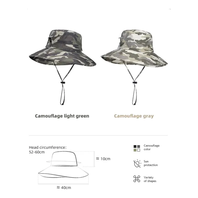 Sombrero Gorro  Camuflajeado De Pescador Playero Rockbros