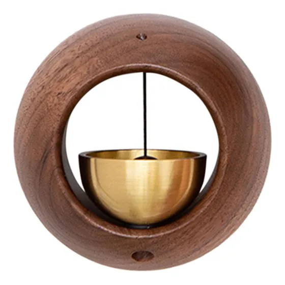 Campana De Comerciantes, Timbre De Viento De Marron Oscuro