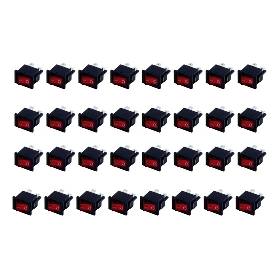 40 Piezas Interruptor On Off Mini Switch Boton Apagador 10a