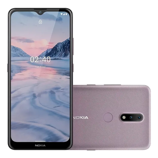 Smartphone 2.4 Nk016 Tela 6.5 64gb 3gb Ram Lilás Nokia