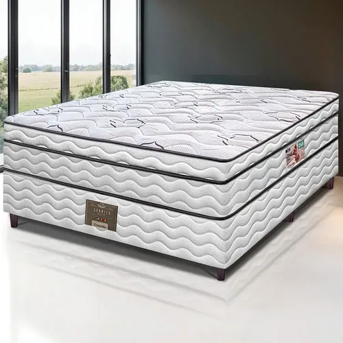 Cama Box Solteiro Cama Inbox Moderne Ortopédico 63x88x188cm Branco