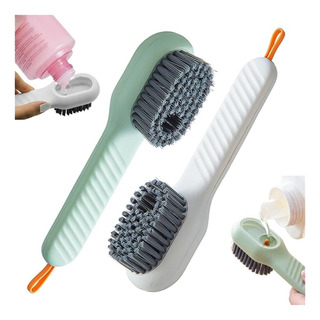 2pack Cepillo Limpieza Zapatos, Con Dispensador Para Baño 2pack Cepillo Limpieza Zapatos, Con Dispensador Para Baño