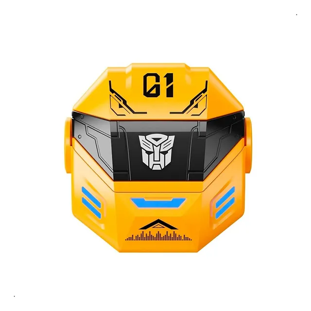 Auricular Inalámbrico Transformers Tf-t36 Bluetooth 5.4 Color Amarillo