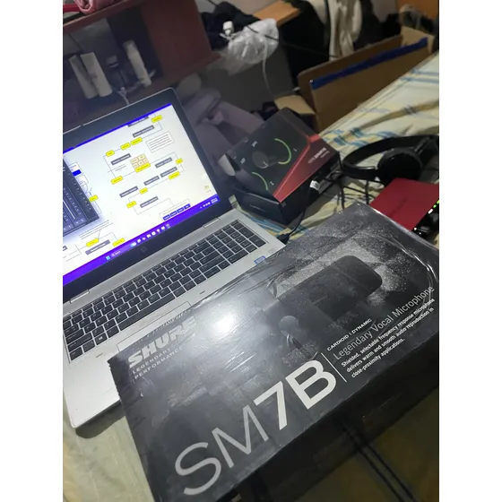 Micrófono Shure Sm7b Profesional Negro