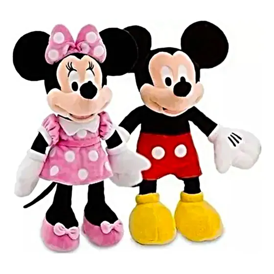 Set X2  Mickey Mouse Y Minnie Peluche De 50cm