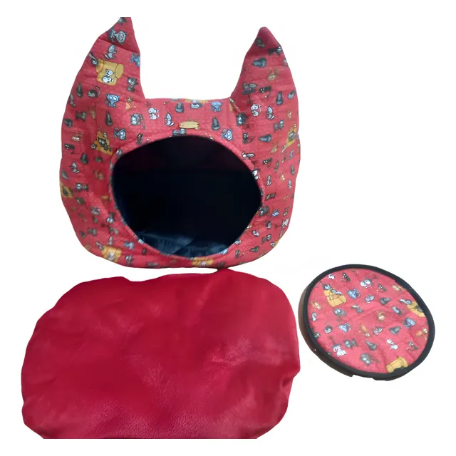 Cama Caminha Gatos Cachorros Shelby Moda Toca P/ Pet Grande