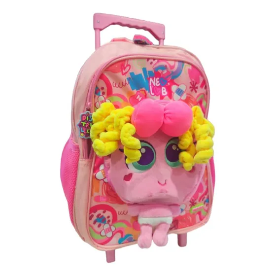Morral Escolar Con Ruedas (rosado ) Ksi-merito Distroller
