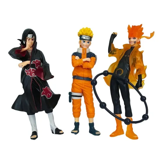 Super Colección De Naruto Shippuden X 3 Juguetes Para Niños