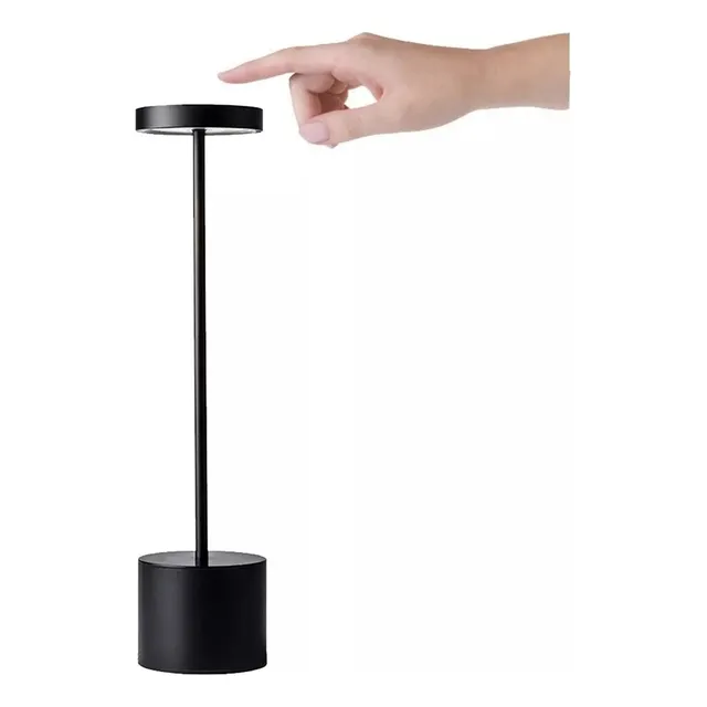 Lampara De Mesa Luz Led Tactil Recargable Usb Restaurante Dn