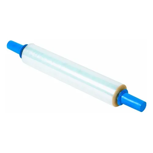 Embalaje Stretch Transparente Con Asas Desechables - 80 Ga.