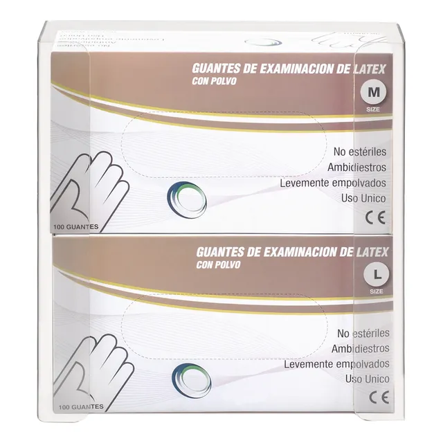 Soporte Guantes Descartables Latex Para 2 Cajas