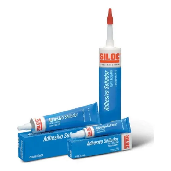 Silicona P/ Peceras, Acuarios. Siloc Adhesivo Sellador 280g