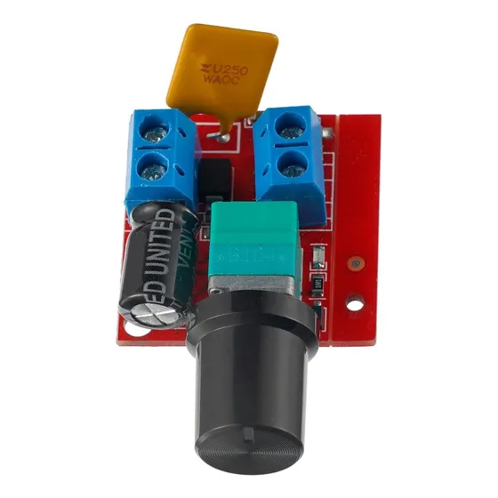 Controlador De Velocidad Mini Dc Motor Pwm 5a 3-15 Voltios