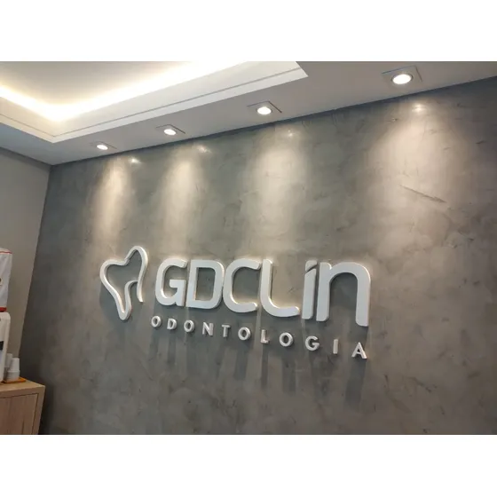 Logo Em Pvc 3d Personalizada - Aplique De Parede + 2mx0,80cm