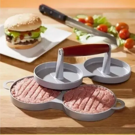 Molde Y Plancha Para Hamburguesas En Aluminio