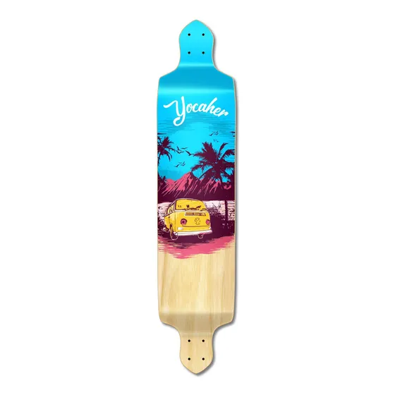 Longboard Yocaher Vw Vibe Beach Series Completo Color Azul