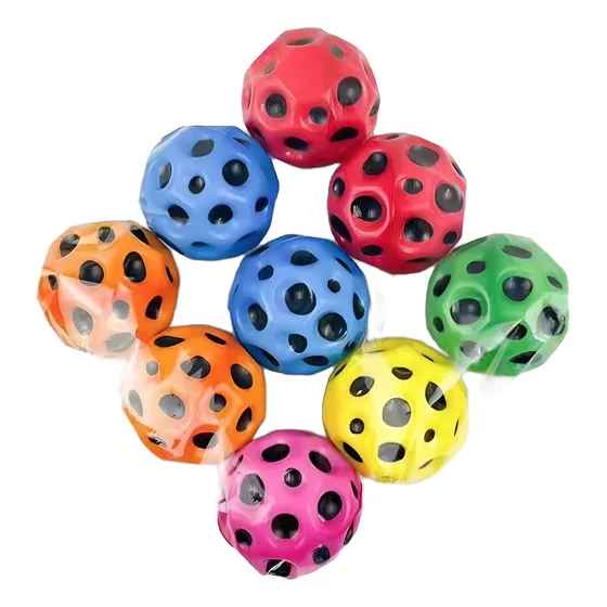 Pack 9 Pelota Estimulacion Sensorial Alto Rebote Espuma Goma