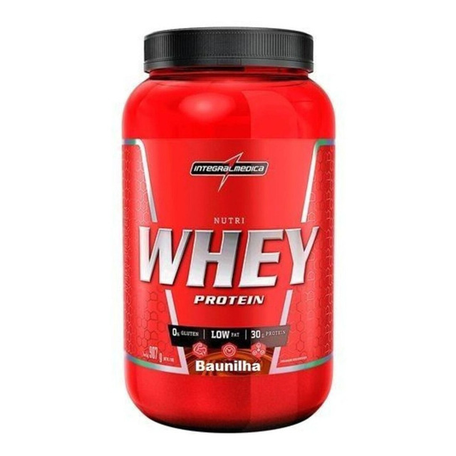Nutri Whey Protein Baunilha Pote 900g Integralmédica Nutri Whey Protein Baunilha Pote 900g Integralmédica