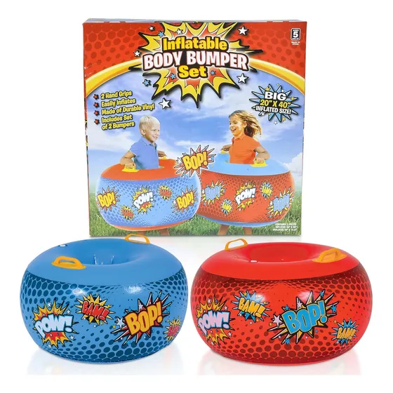 Bosque Y Duodécimo 2 Pcs Cuerpo Inflable Bumper Set Balls El