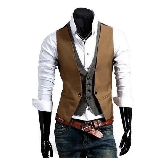 L Chaleco Cruzado Hombre Espiga Peaky Blinders Ch