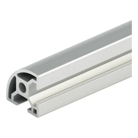 Perfil Estructural Aluminio Semi Circular Tslot 30x30x3000mm