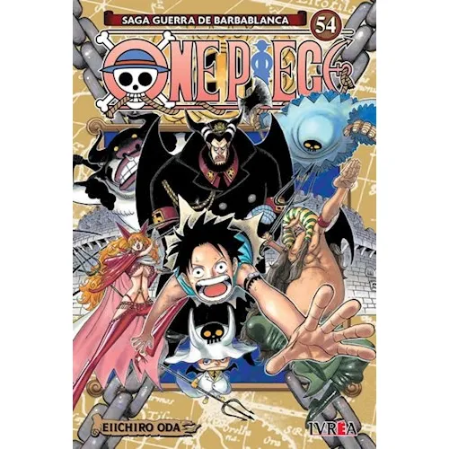 ONE PIECE, de Eiichiro Oda., vol. 54. Editorial Editorial Ivrea, tapa blanda en español
