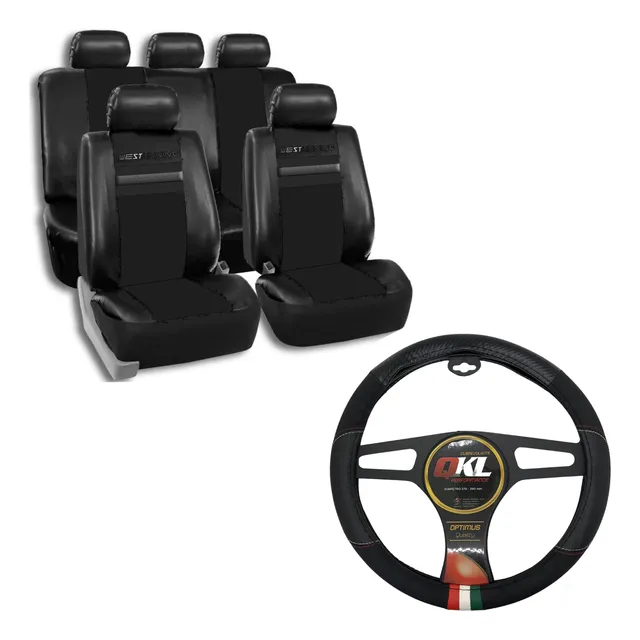 Kit Funda Cubre Asiento Volante Fiat Uno Duna Novo Way 147