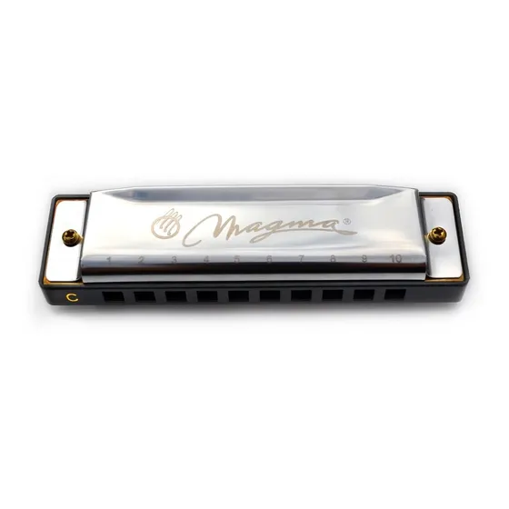 Armónica Profesional Magma Silver O Black Do Mayor Diatónica