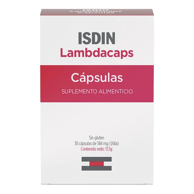 Isdin Lambdacaps Suplemento Alimenticio 30 Cápsulas