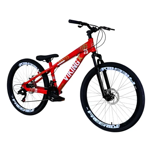 Bicicleta Mountain Bike Vikingx Tuff 30 Aro 26 - Preto/Azul