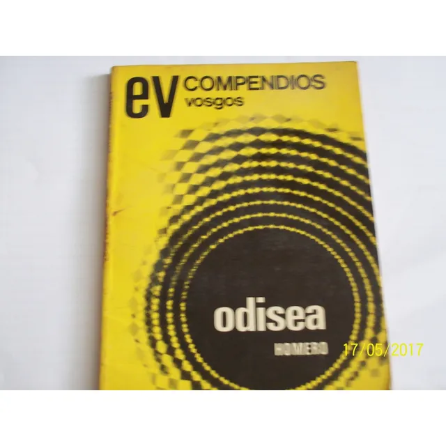 Homero. Odisea.  Compendios Vosgos, 1972