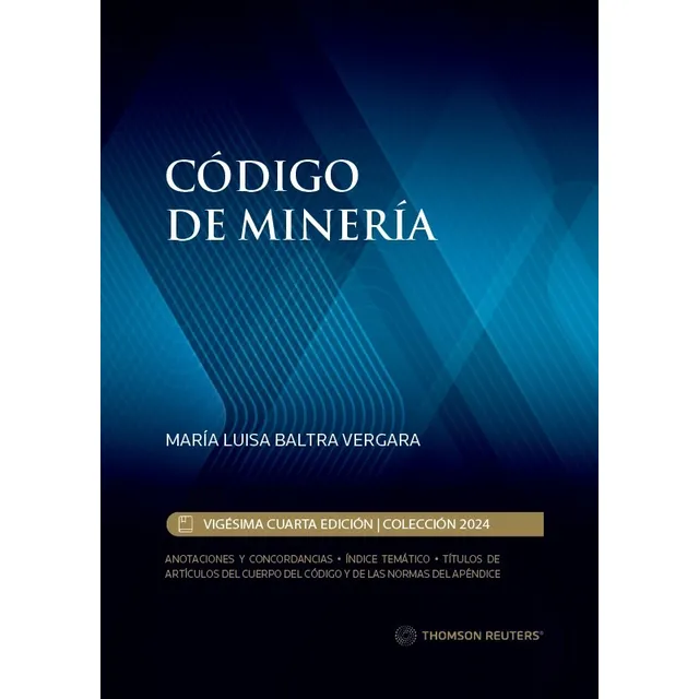 Código De Míneria 2024 Profesional  Thomson Reuters
