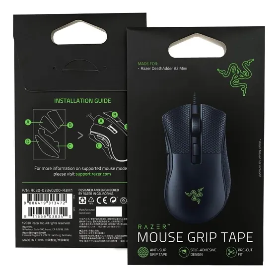 Razer Mouse Grip Fita Deathadder V2 Mini: Fita Anti-deslizam