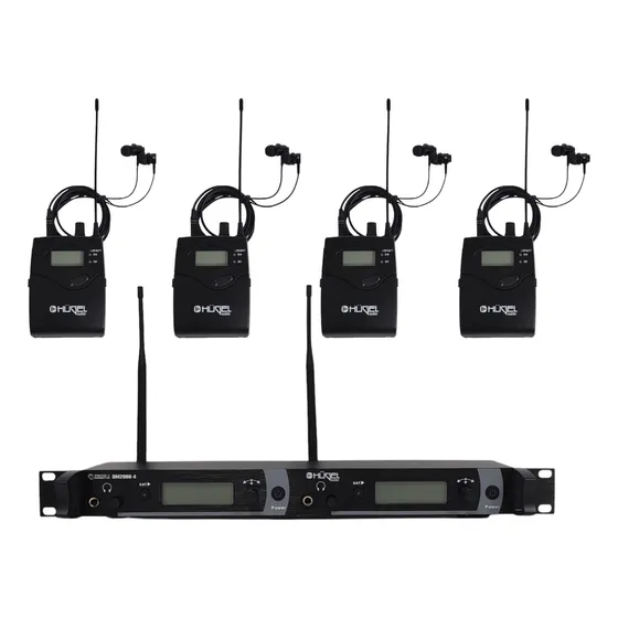 Sistema De Monitoreo In Ear Cuatro Canales Hugel