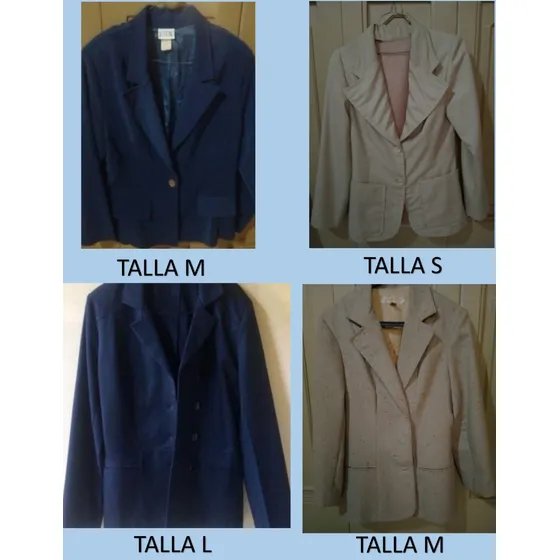 Blasier De Damas . Tallas Variadas.