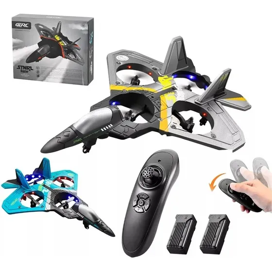 Avión Dron Planeador V17 A Control Remoto Gravedad Juguete 