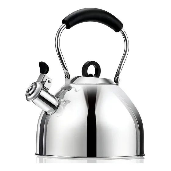 Caldera Pava Inox Cuori Stella 3 Litros Apto Inducción Color Gris