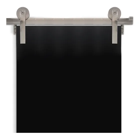 Kit Para Porta De Correr Trilho Polido 4 Mt Até 200kg 