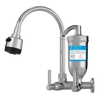 Injetplast 2167 Gourmet C70 Cor Prateado Brilhante Torneira Abs Filtro Cozinha 1/4 De Volta Gourmet Injetplast 2167 Gourmet C70 Cor Prateado Brilhante Torneira Abs Filtro Cozinha 1/4 De Volta Gourmet