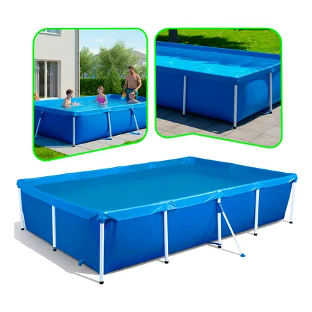 Piscina Infantil 3000 Litros Estrutural Mor Quadrada Grande Azul