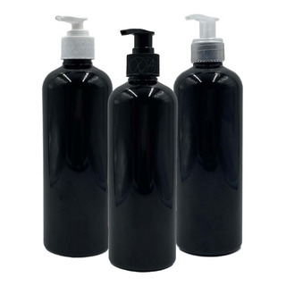 Envase De Plastico Negro Con Dispensador 500 Ml Shampoo X 6 Envase De Plastico Negro Con Dispensador 500 Ml Shampoo X 6