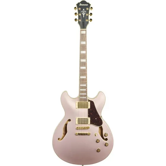 Guitarra Ibanez As73g-rgf 6 Cordas Cor Rose Gold Flat