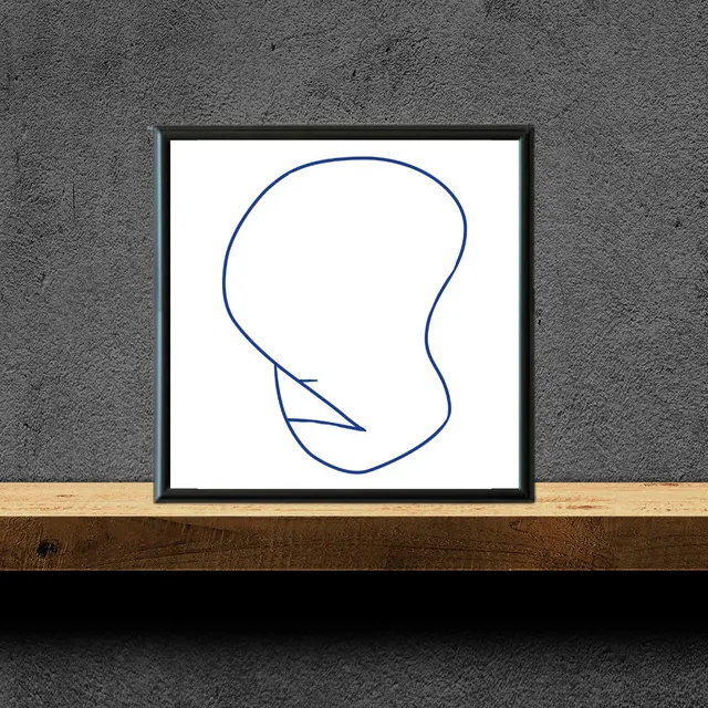 Cuadro Los Simpson La Dignidad Con Vidrio 20x20 Cm