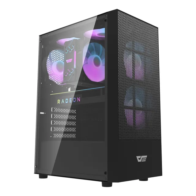 Gabinete Darkflash A290 Mesh Atx Vidrio Templado Usb 3.0