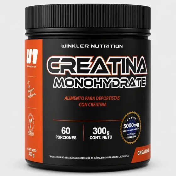 Creatina Monohidratada En Polvo - Winkler Nutrition 300g