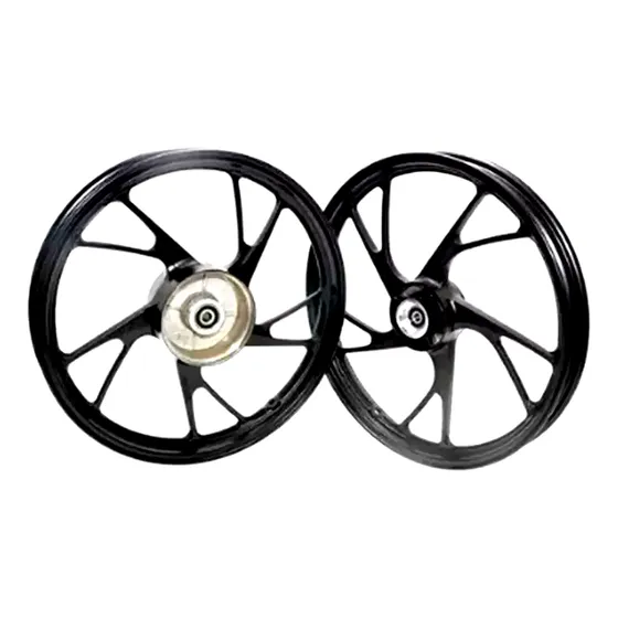Jogo Roda Titan 150 Fan 150cc 160c Ate 2013  A Disco Preto