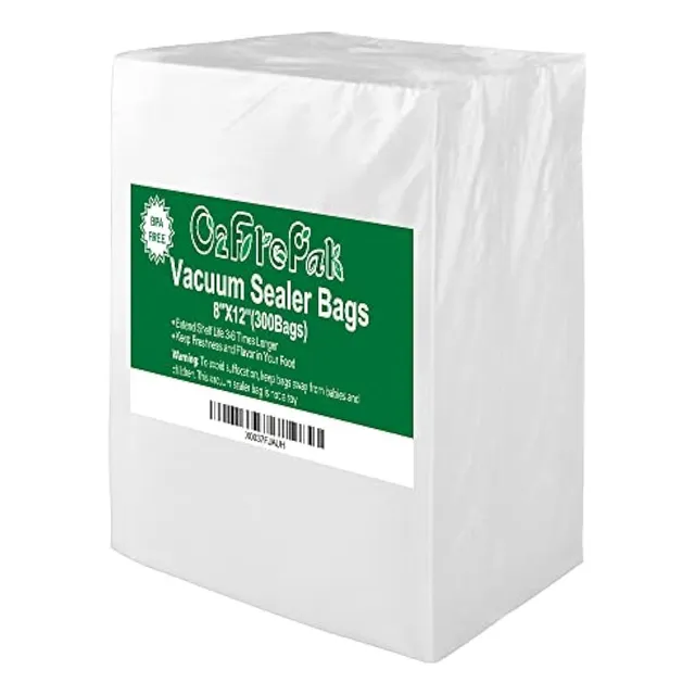O2frepak 300 Bolsas Selladoras Al Vacío De 8 X 12