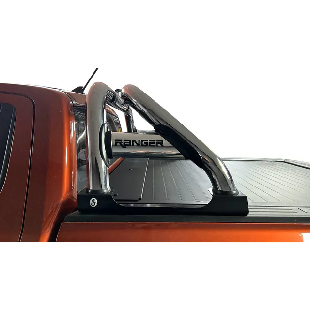 Barra Antivuelco Cromada Cobra Para Ford Ranger 2023+